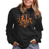 Picture of Junk Food Clothing x NFL - Chicago Bears - Team Spotlight - Unisex Adult Pullover Fleece Hoodie for Men and Women - Size Medium, Black