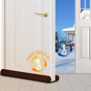 Picture of MAXTID 32" Door Draft Stopper Brown Home Essentials for New Home Door Stoppers for Bottom of Door Under Door Weather Stripping Large Door Draft Blocker