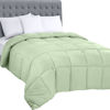 Picture of Utopia Bedding All Season 250 GSM Comforter - Plush Siliconized Fiberfill Comforters - Box Stitched (Sage Green, Queen/Full)