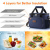 Picture of Lifewit Large Lunch Bag Insulated Lunch Box Soft Cooler Cooling Tote for Adult Men Women, Dark Blue 12-Can (8.5L)