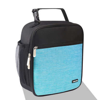 Picture of AYEANY Lunch box Lunch bag for men women Lunchbox Lunch bags Insulated Lunch bag Lunch box cooler (Thicken blue)