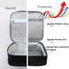 Picture of AYEANY Lunch box Lunch bag for men women Lunchbox Lunch bags Insulated Lunch bag Lunch box cooler (Thicken blue)