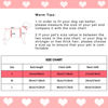 Picture of Dxhycc Dog Knitted Sweater Heart Puppy Sweater Warm Soft Pet Holiday Clothes for Small Cats and Dogs (Pink, S)
