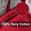 Picture of Ritz Terry Pocket Mitt & Hot Pad: Unparalleled Heat Resistant, Durable 100% Cotton - Ergonomically Designed for Optimal Grip - Easy-Care Machine Washable, Perfect for Your Kitchen - Paprika Red, 4-Pk