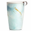Picture of Tea Forte Kati Cup in Wellbeing, Ceramic Tea Infuser Cup with Infuser Basket and Lid for Steeping Loose Leaf Tea
