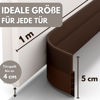 Picture of Vellure® Door Draft stoppers for Bottom of Door - New Premium Door Sweep/Door Seal Strip (Save Energy - installs Quickly and Easily) Door Weather Stripping, Ideal for Keeping Out Cold (1x39 Brown)