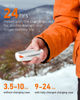 Picture of Rechargeable Hand Warmers with Charge Case, 2 Packs 14,000mAh Electric Dual Sided Hand Warmer Reusable Long Battery Life Portable Pocket Heater Gifts for Men Women Golf, Hunting Gear