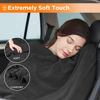 Picture of Westinghouse Heated Car Blanket, 12-Volt Electric Blanket for Car, Truck, SUV, RV, Portable Heated Throw for Camping, Charcoal, 59" x 43”