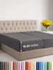 Picture of Extra Deep Split King Fitted Sheet - Hotel Luxury Single Fitted Sheet Only - Easily Fits 18 inch to 24 inch Mattress - Soft, Wrinkle Free, Breathable & Comfy Extra Deep Pockets Dark Grey Fitted Sheet