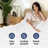 Picture of Extra Deep Twin Fitted Sheet - Hotel Luxury Single Fitted Sheet Only - Twin Sheet Easily Fits 18 inch to 24 inch Mattress - Soft, Wrinkle Free, Breathable & Comfy Extra Deep Pockets White Fitted Sheet