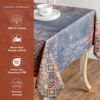 Picture of Maison d' Hermine 100% Cotton Table Cover - 54"x72" Rectangle Decorative Tablecloth - Washable Tablecloths for Dining, Home, Farmhouse & Party - for Thanksgiving & Christmas - Imperfection Collection