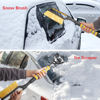 Picture of LoyaGour Snow Brush and Ice Scraper for Car Windshield,26.4" Window Scraper Deicer for Car SUV and Truck,Ice Scrapers and Brushes 2 in 1,Winter Car Automotive Exterior Accessories(1Pack Yellow)