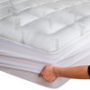Picture of Ultra Soft Twin XL Size Mattress Topper - Viscose Made from Bamboo Pillow Top Mattress Pad for Back Pain Relief - Naturally Cooling for Hot Sleepers, White