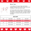 Picture of Dxhycc Dog Knitted Sweater Dog Heart Sweater Puppy Sweater Warm Soft Pet Holiday Clothes for Small Cats and Dogs (Red, S)