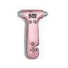 Picture of BLINGSTING Safety Hammer - Emergency Automotive Escape Tool with Window Breaker, Seat Belt Cutter & Adjustable Car Visor Strap - Tempered Glass Breaker - Steel Blade - Blush Rose Pink (1 Count)
