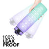 Picture of Hyeta 32 oz Water Bottles with Times to Drink and Straw, Motivational Water Bottle with Time Marker, Leakproof, Drinking Sports Water Bottle for Fitness, Gym and Outdoor