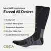 Picture of Merino Wool Socks Casual Warm Socks for Winter Cozy Boot Socks for Men & Women Black LXL