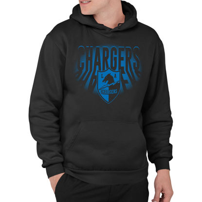 Picture of Junk Food Clothing x NFL - Los Angeles Chargers - Team Spotlight - Unisex Adult Pullover Fleece Hoodie for Men and Women - Size Medium