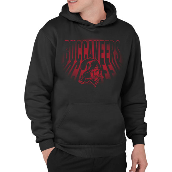 Picture of Junk Food Clothing x NFL - Tampa Bay Buccaneers - Team Spotlight - Unisex Adult Pullover Fleece Hoodie for Men and Women - Size Medium