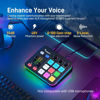 Picture of MAONO Gaming Audio Mixer, Audio Interface with Pro-preamp, RGB, Bluetooth, 48V Phantom Power for Live Streaming, Podcasting, Content Create, Gaming MaonoCaster G1 NEO (Not for USB Mic)