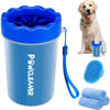 Picture of Dog Paw Cleaner, Washer, Buddy Muddy Pet Foot Cleaner for Small Medium Large Breed Dogs/Cats (with 3 absorbent towel) (Navy Blue, Medium)