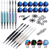 Picture of WIN.MAX Darts Plastic Tip - Soft Tip Darts Set - 12 Pcs 18 Gram with 100 Extra Dart Tips 12 Flights Flight Protectors and Wrench for Electronic Dart Board