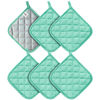 Picture of Joyhalo 6 Pack Pot Holders for Kitchen Heat Resistant Pot Holders Sets Oven Hot Pads Terry Cloth Pot Holders for Cooking Baking