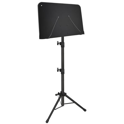 Picture of Sheet Music Stand, 1/2/3 Pack Adjustable Music Stand for Sheet Music, Music Sheet Stand Portable Folding with Carry bag Clip Holder for Guitar, Ukulele, Violin Players(Standard Version, 1 Pack)