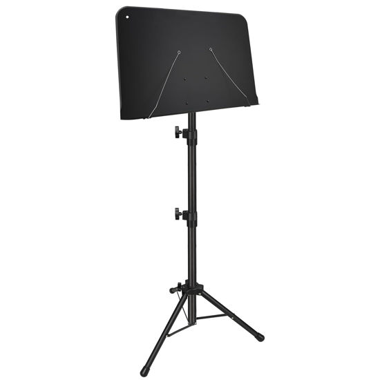 Picture of Sheet Music Stand, 1/2/3 Pack Adjustable Music Stand for Sheet Music, Music Sheet Stand Portable Folding with Carry bag Clip Holder for Guitar, Ukulele, Violin Players(Standard Version, 1 Pack)
