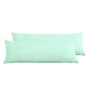 Picture of New Evolive Soft Brushed Premium Microfiber Body Pillow Cover 21"x54" Pillowcases with Zipper Closure Set of 2 (Body Pillow Cover 21"x54" Pack of 2, Mint)