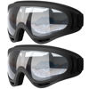 Picture of COOLOO Ski Goggles, 2 Pack Snow Goggles Snowboard Goggles for Men Women Kids - UV Protection Foam Anti-Scratch Dustproof