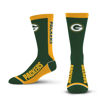 Picture of For Bare Feet NFL GREEN BAY PACKERS MVP Crew Sock Team Color Large