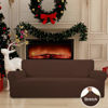 Picture of Easy-Going Stretch Sofa Slipcover 1-Piece Sofa Cover Furniture Protector Couch Soft with Elastic Bottom for Kids, Polyester Spandex Jacquard Fabric Small Checks (Sofa, Coffee)