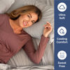 Picture of Extra Deep King Fitted Sheet - Hotel Luxury Single Fitted Sheet Only - Easily Fits 18 inch to 24 inch Mattress - Soft, Wrinkle Free, Breathable and Comfy - Extra Deep Pockets Light Grey Fitted Sheet