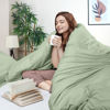 Picture of Utopia Bedding Duvet Cover King Size Set - 1 Duvet Cover with 2 Pillow Shams - 3 Pieces Comforter Cover with Zipper Closure - Ultra Soft Brushed Microfiber, 104 X 90 Inches (King, Sage)