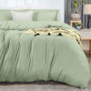 Picture of Utopia Bedding Duvet Cover King Size Set - 1 Duvet Cover with 2 Pillow Shams - 3 Pieces Comforter Cover with Zipper Closure - Ultra Soft Brushed Microfiber, 104 X 90 Inches (King, Sage)