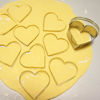 Picture of ALLTOP Biscuit Cutters with Handle, Stainless Steel Cookie Cutter, Professional Baking Essential Tools for Valentine's Day - Heart Shaped