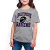 Picture of Junk Food Clothing x NFL - Baltimore Ravens - Team Helmet - Kids Short Sleeve T-Shirt for Boys and Girls - Size Large