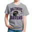 Picture of Junk Food Kids' Soft Cotton Blend Crew Neck T-Shirt, Baltimore Ravens-Athletic Heather Small