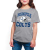 Picture of Junk Food Clothing x NFL - Indianapolis Colts - Team Helmet - Kids Short Sleeve T-Shirt for Boys and Girls - Size Small