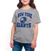 Picture of Junk Food Clothing x NFL - New York Giants - Team Helmet - Kids Short Sleeve T-Shirt for Boys and Girls - Size Small