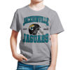 Picture of Junk Food Kids' Soft Cotton Blend Crew Neck T-Shirt, Jacksonville Jaguars-Athletic Heather Medium