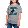Picture of Junk Food Clothing x NFL - Jacksonville Jaguars - Team Helmet - Kids Short Sleeve T-Shirt for Boys and Girls - Size Large