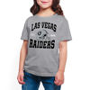 Picture of Junk Food Clothing x NFL - Las Vegas Raiders - Team Helmet - Kids Short Sleeve T-Shirt for Boys and Girls - Size Medium