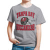 Picture of Junk Food Clothing x NFL - Tampa Bay Buccaneers - Team Helmet - Kids Short Sleeve T-Shirt for Boys and Girls - Size Large