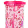 Picture of Silver Buffalo Sanrio Hello Kitty and Friends My Melody Strawberry Donut and Milkshake Pattern Plastic Cold Cup with Lid and Straw, 20 Ounces