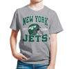 Picture of Junk Food Clothing x NFL - New York Jets - Team Helmet - Kids Short Sleeve T-Shirt for Boys and Girls - Size X-Large
