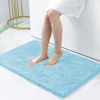Picture of Smiry Luxury Chenille Bath Rug 36''x24'', Extra Soft and Absorbent Shaggy Bathroom Mat Rugs, Machine Washable, Non-Slip Plush Carpet Runner for Tub, Shower, and Bath Room, Sky Blue