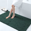Picture of Smiry Luxury Chenille Bath Rug 47''x24'', Extra Soft and Absorbent Shaggy Bathroom Mat Rugs, Machine Washable, Non-Slip Plush Carpet Runner for Tub, Shower, and Bath Room, Green