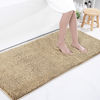 Picture of Smiry Luxury Chenille Bath Rug 59''x24'', Extra Soft and Absorbent Shaggy Bathroom Mat Rugs, Machine Washable, Non-Slip Plush Carpet Runner for Tub, Shower, and Bath Room, Beige
